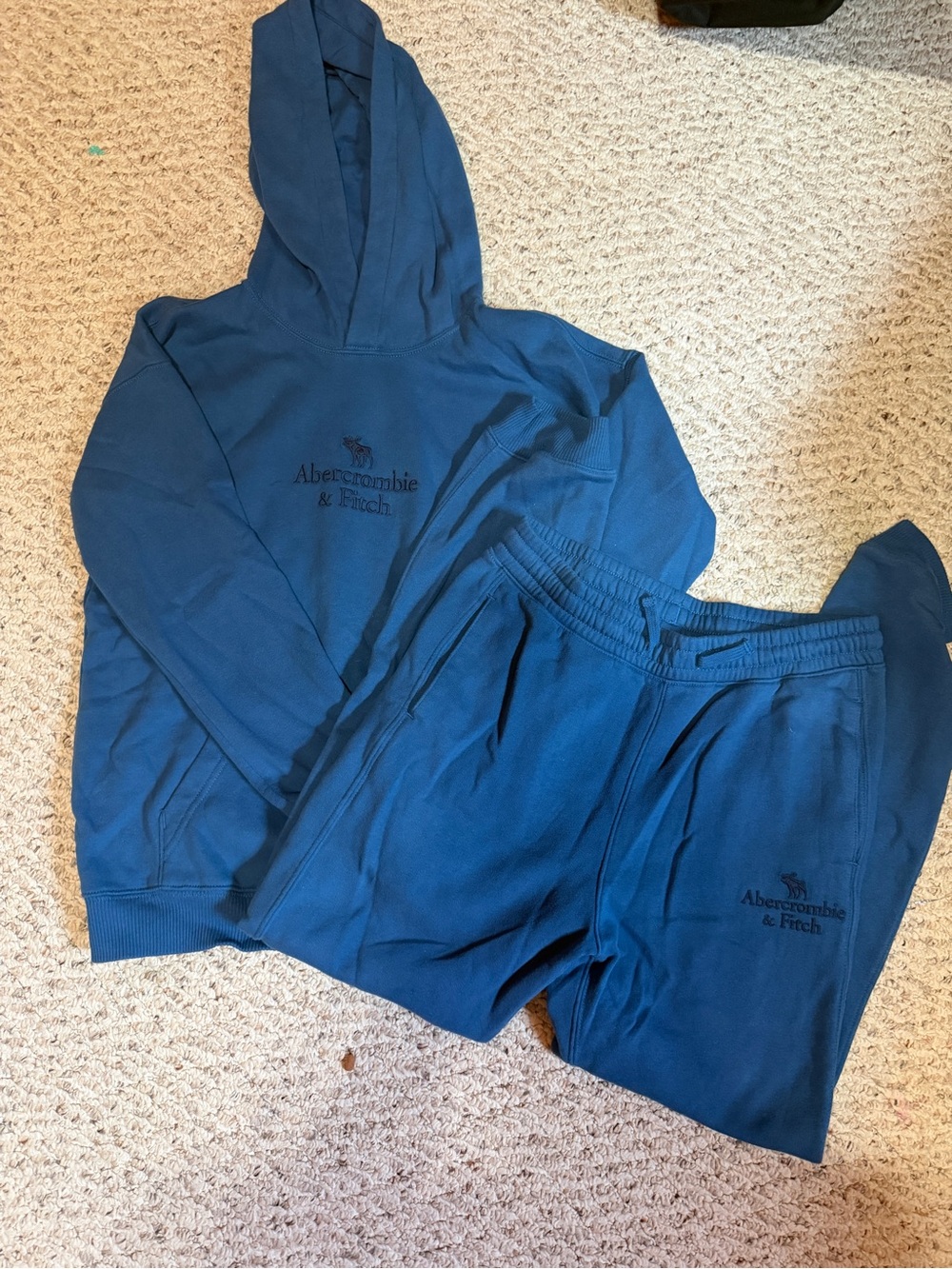abercrombie kids blue sweatpants joggers
